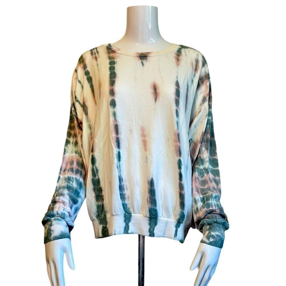 YOUNG FABULOUS & BROKE Tie Dye Sweatshirt.Size S